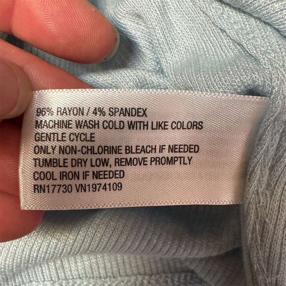 Universal Thread Women's 2XL Blue Long Sleeve Scoop Neck Blouse - Picture 7 of 7